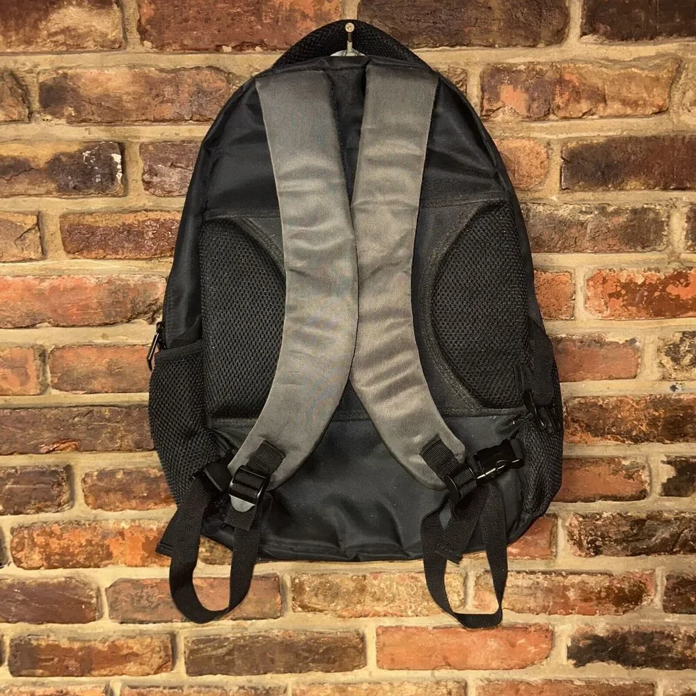 NRA Logo Backpack Tan And Black With 4 Compartments And Water Bottle Holder